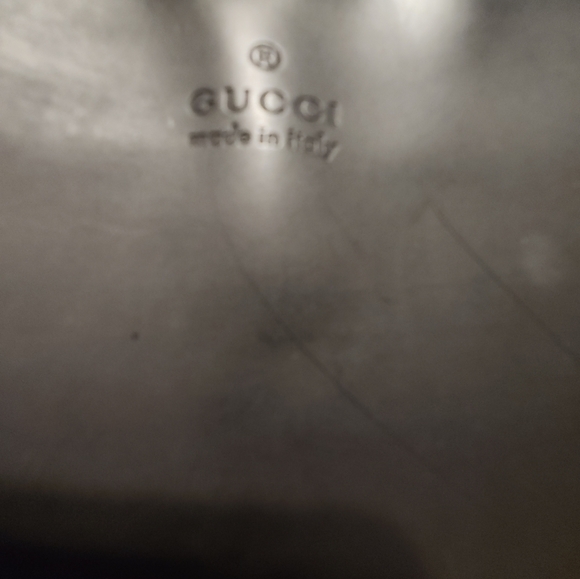 Black Gucci Leather Tote Bag with Bamboo Handles - Picture 3 of 10